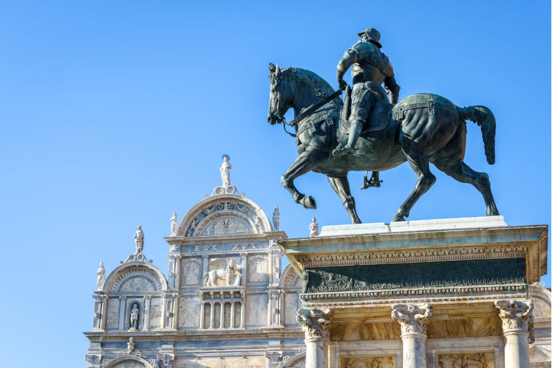 Statua Bartolomeo Colleoni a Venezia